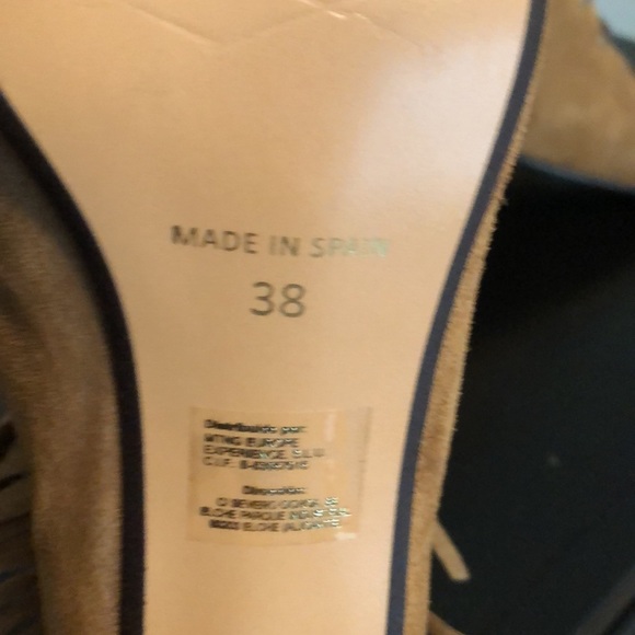 New Sundance Booties Sixty Ever size 38/7.5 .Heels 2 1/2 tan suede - Picture 4 of 6